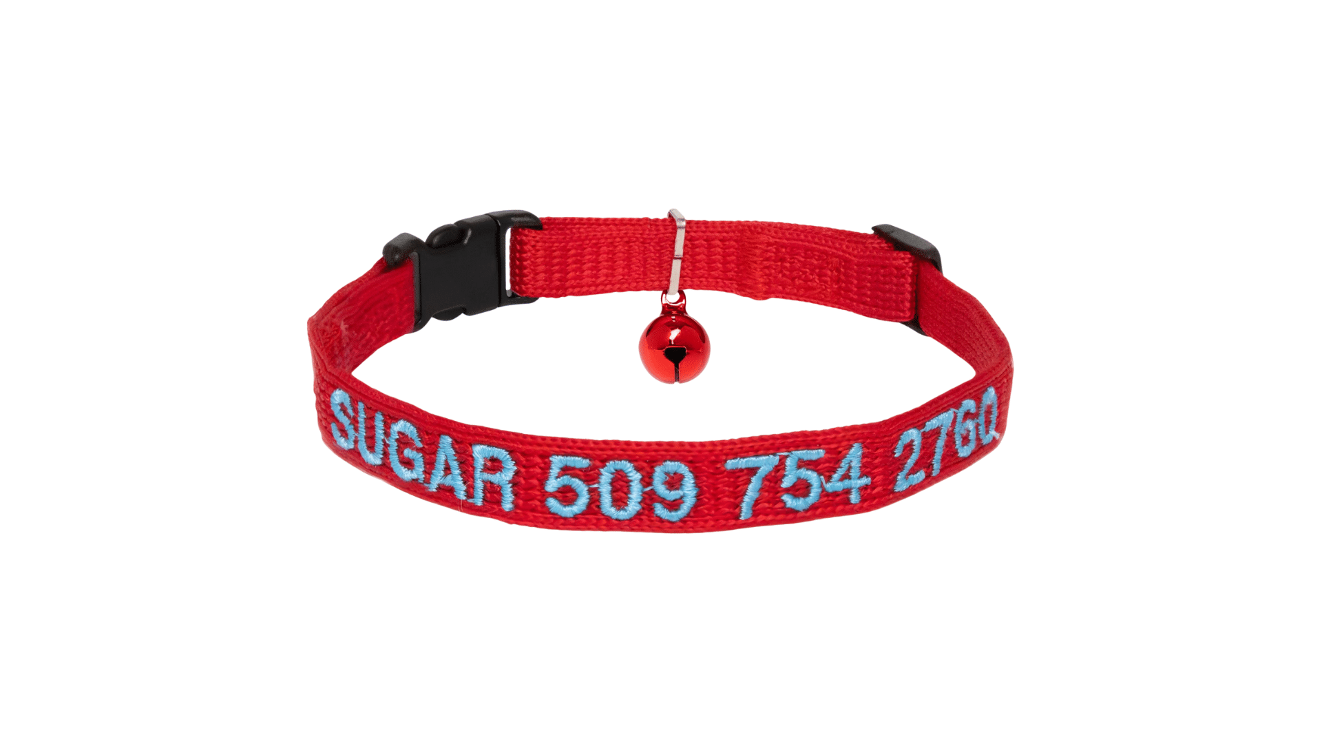 3. GoTags Personalized Nylon Embroidered Breakaway Cat Collar