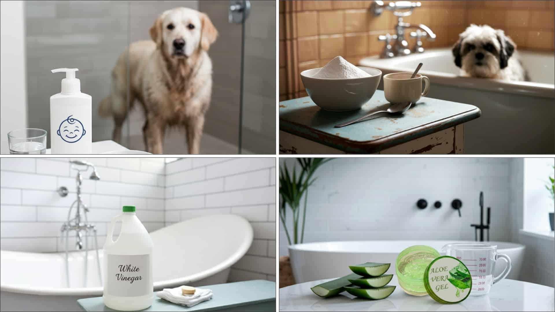 emergency alternatives to dog shampoo