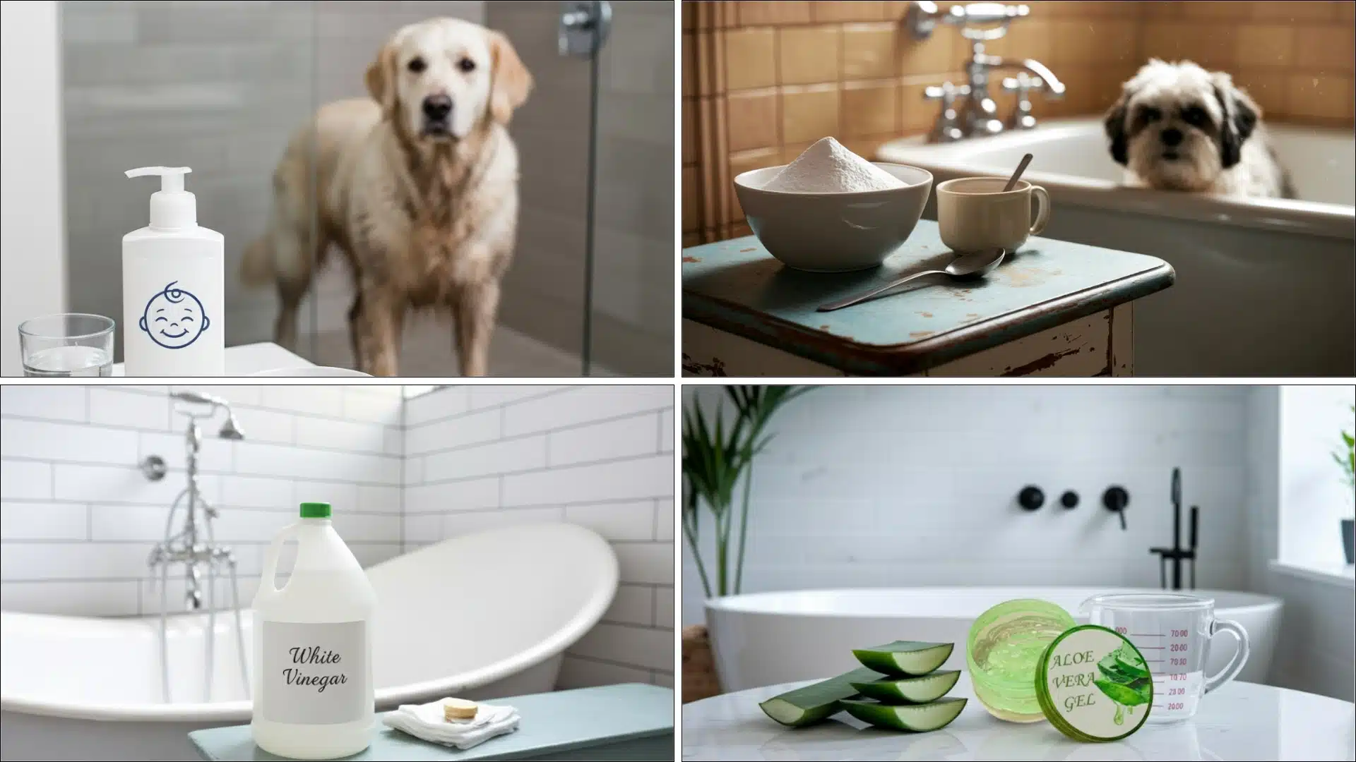 emergency alternatives to dog shampoo
