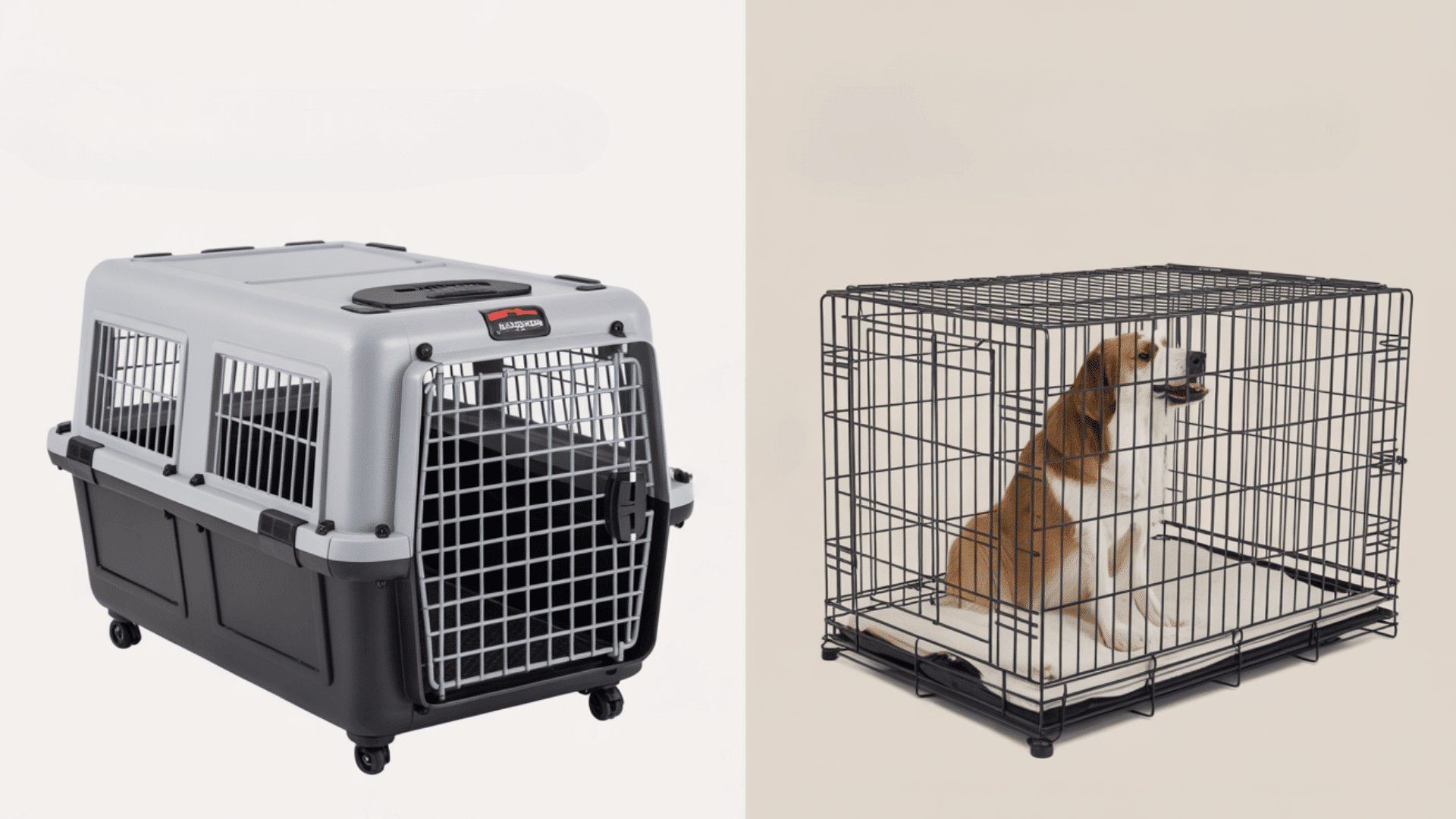 home vs travel crate