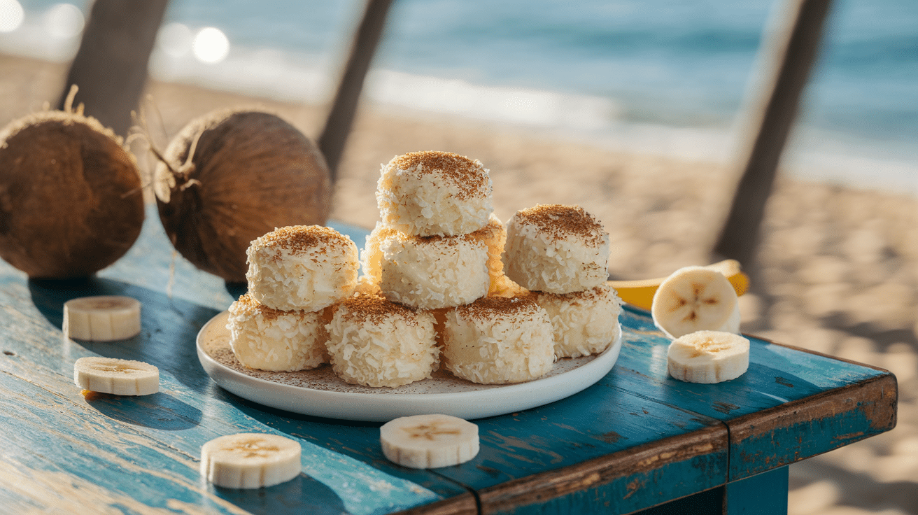 Banana & Coconut Bites