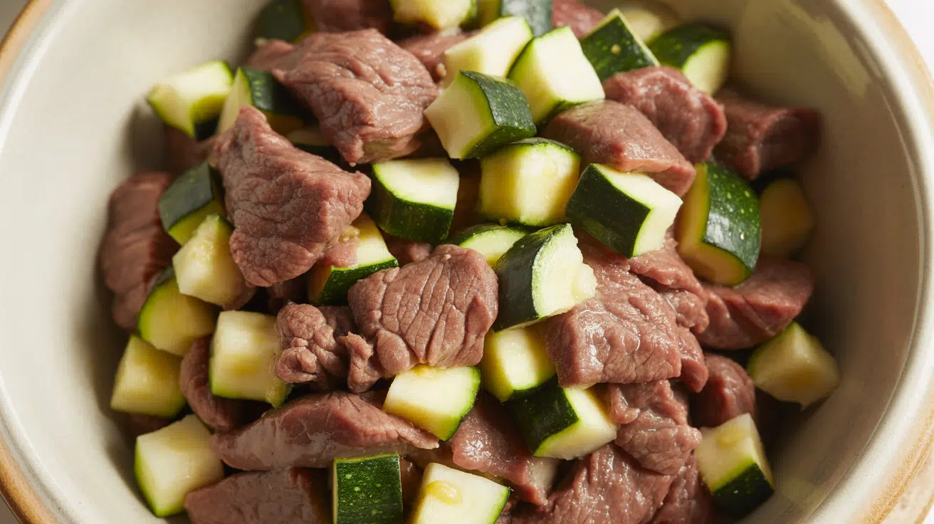 Beef and Zucchini Mix