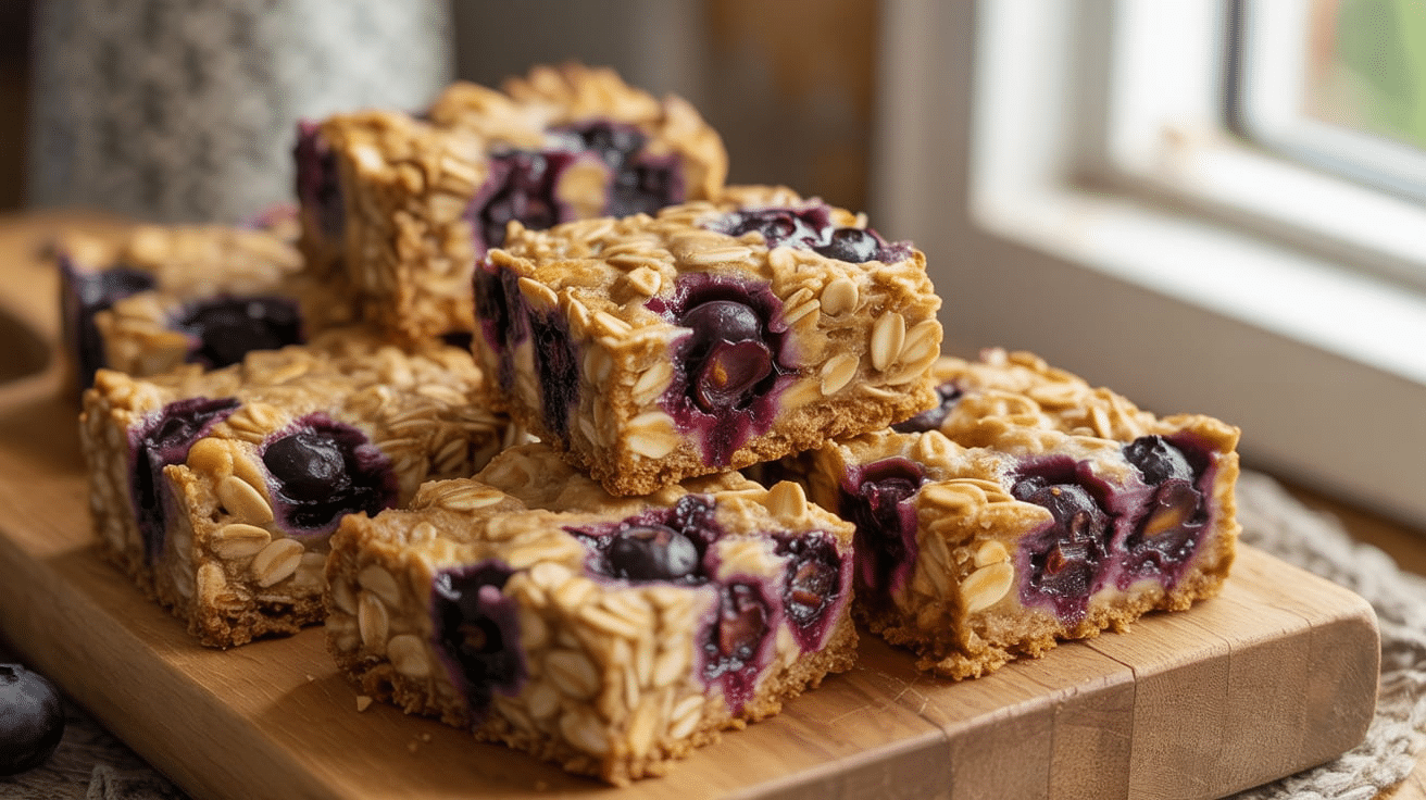 Blueberry Oat Treats
