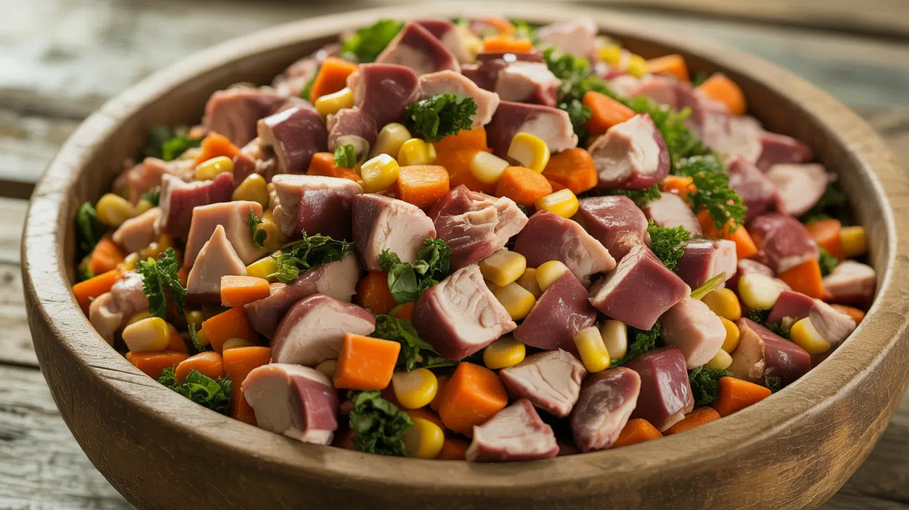 Chicken Heart and Veggie Mix