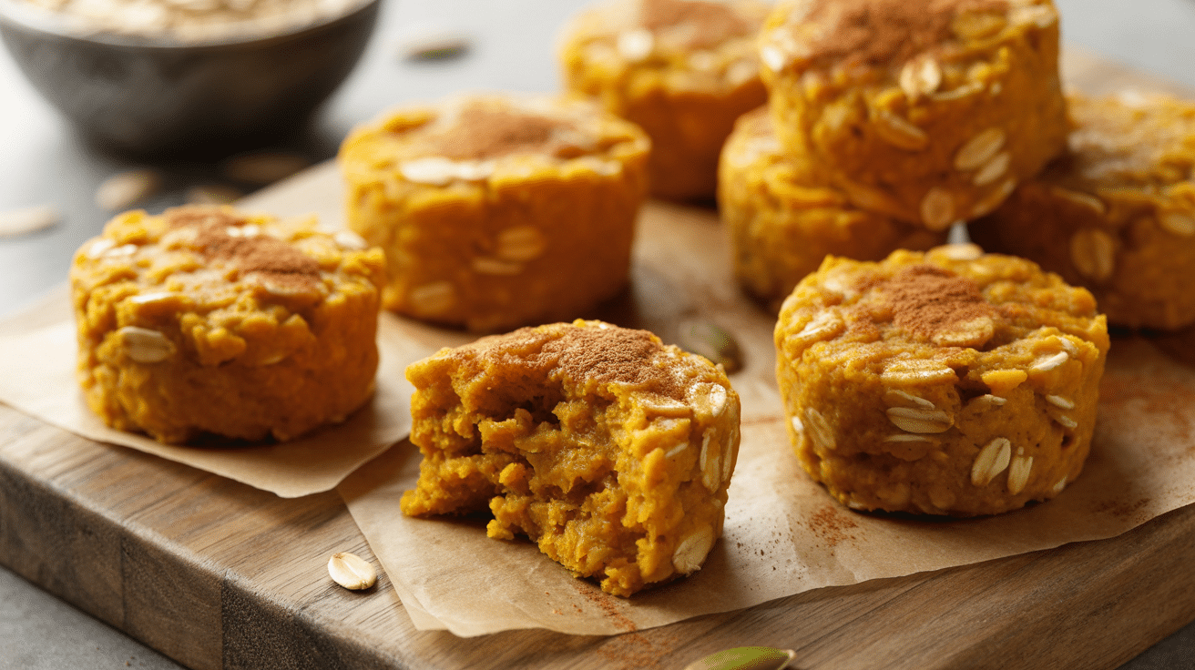 Oatmeal and Pumpkin Bites
