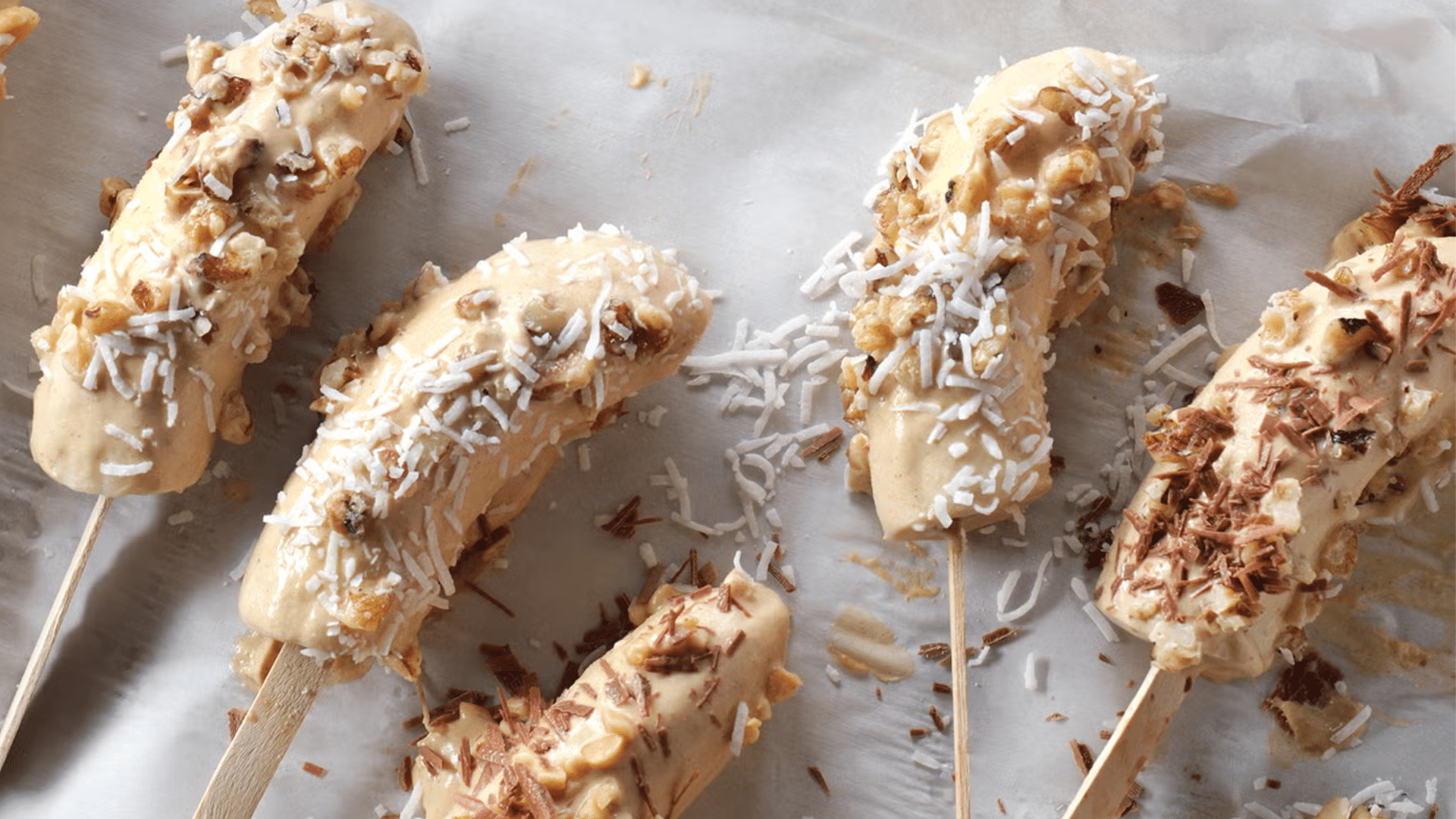 Peanut Butter Banana Pops