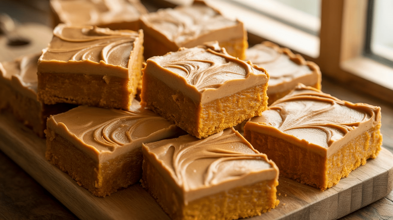 Pumpkim Peanut Butter Bars