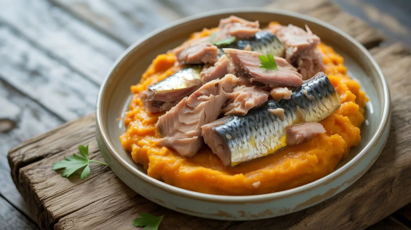 Sardine and Sweet Potato Mash