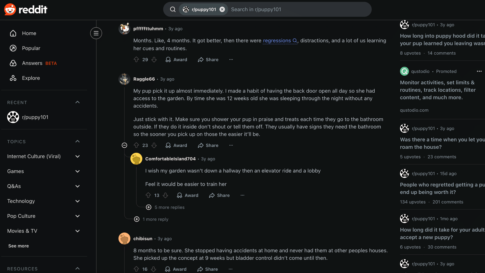 What Other Puppy Owners Say About Potty Training Time