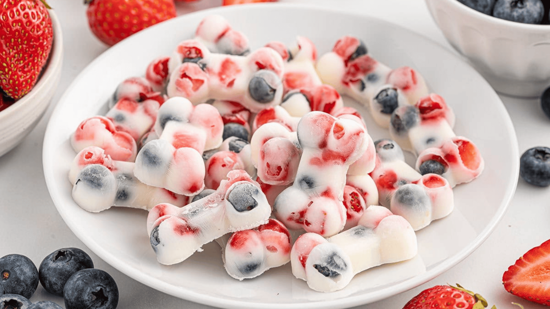 Yogurt and Blueberry Bites