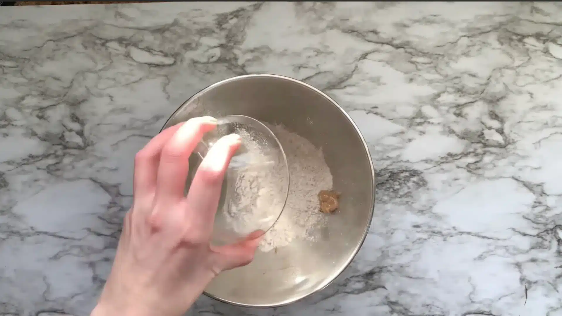 add flour to form dough