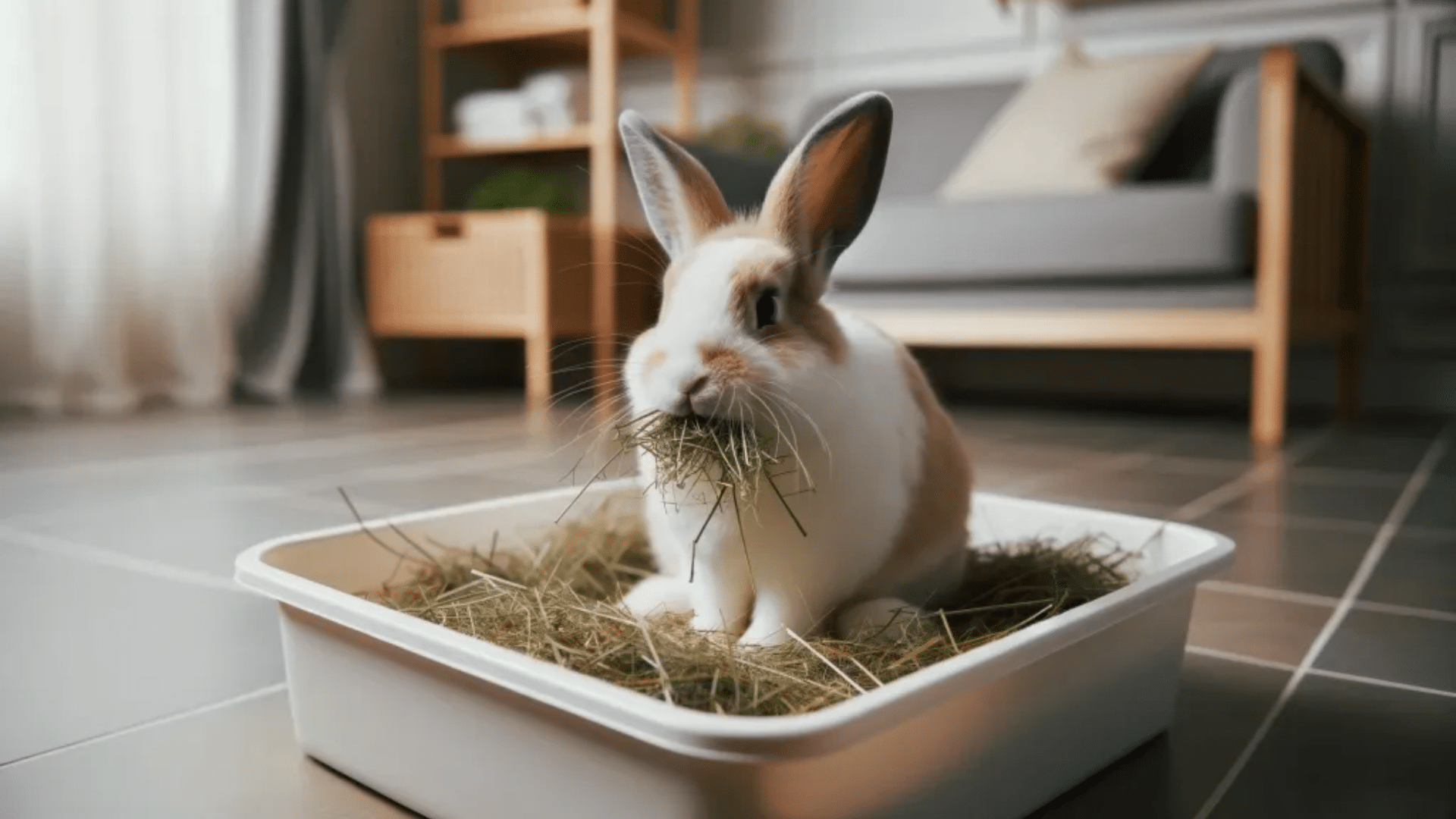 how to litter train a rabbit featured image