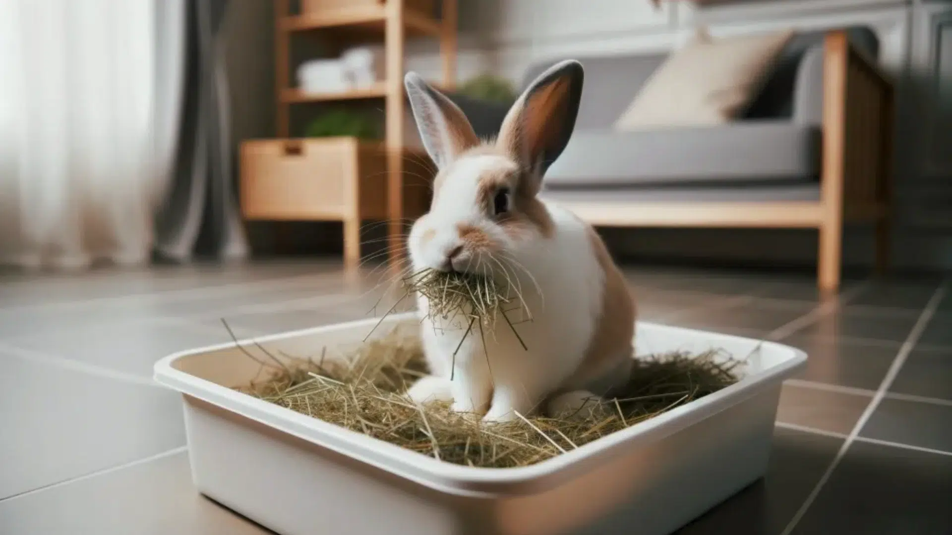 how to litter train a rabbit featured image