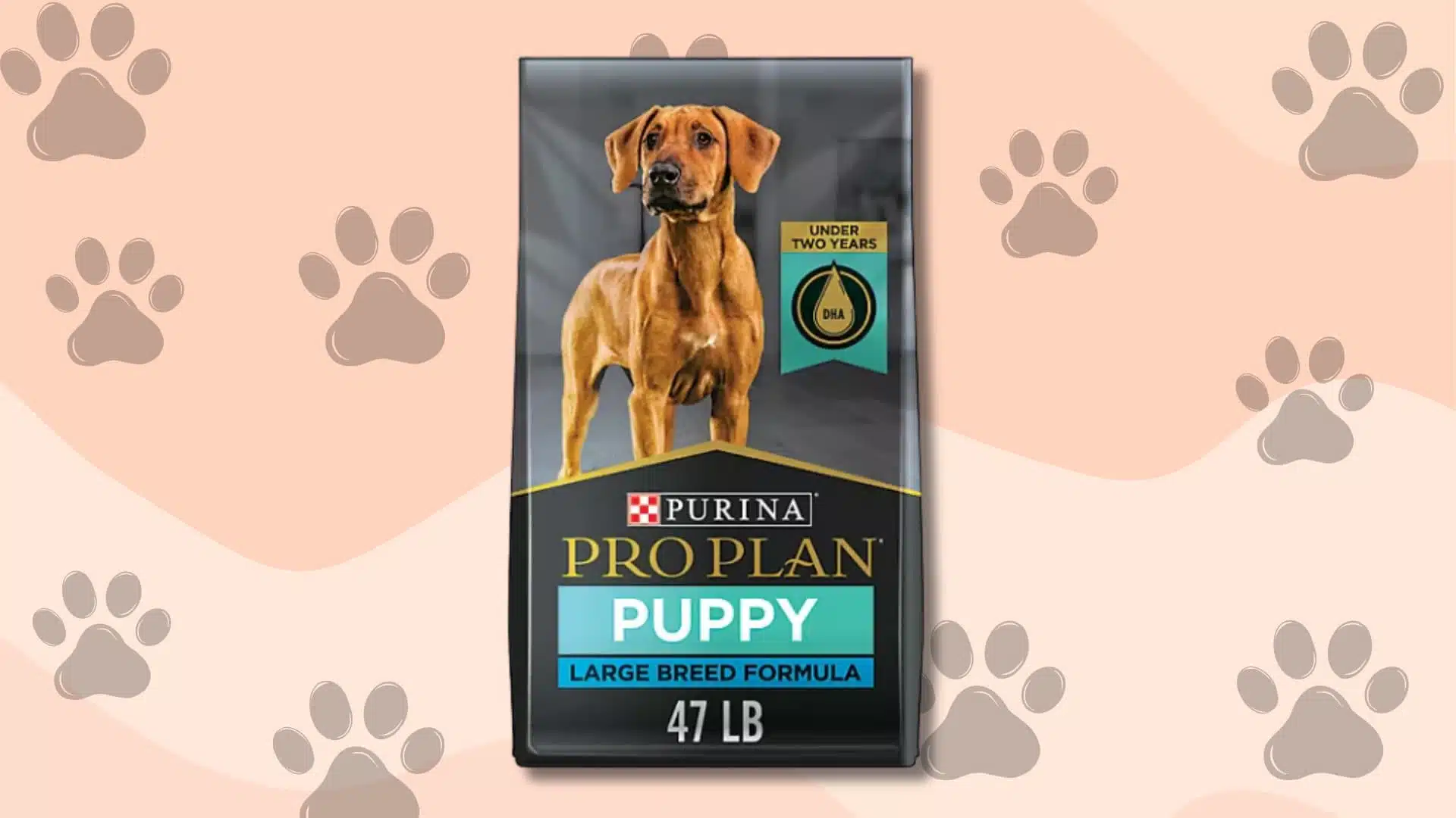Purina Pro Plan Puppy food bag designed for healthy growth and balanced nutrition for puppies