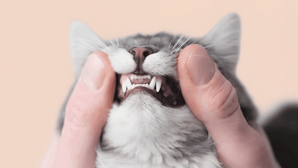 cat baby teeth