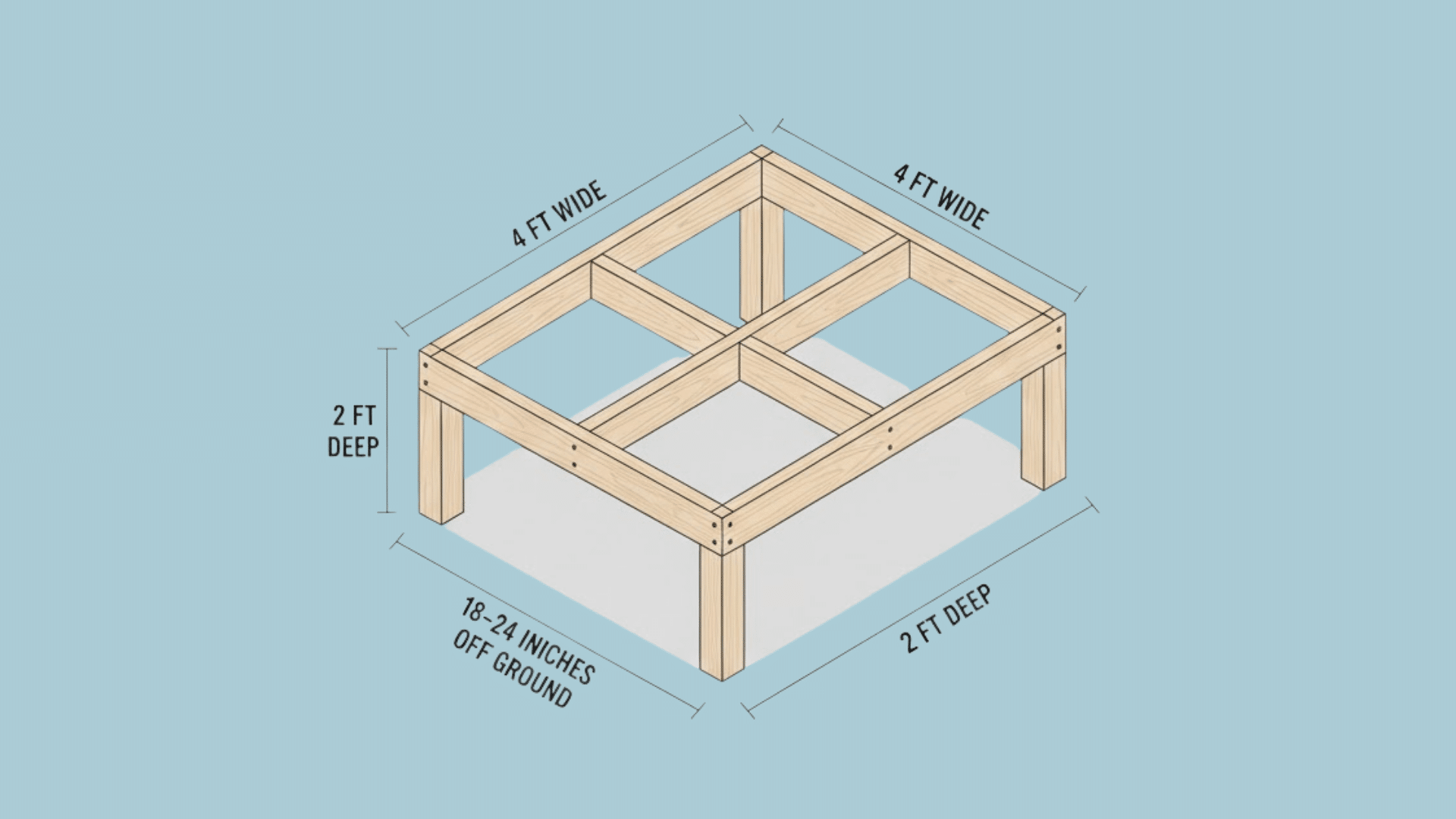 step 2 assemble the base frame