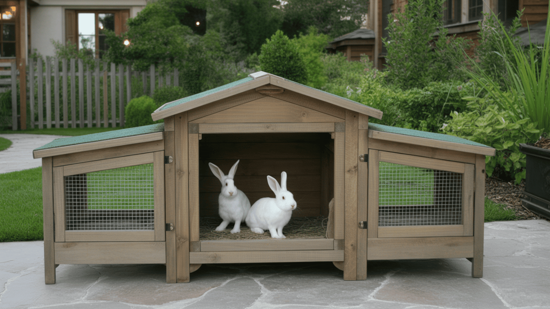 traditional rabbit hutch plans
