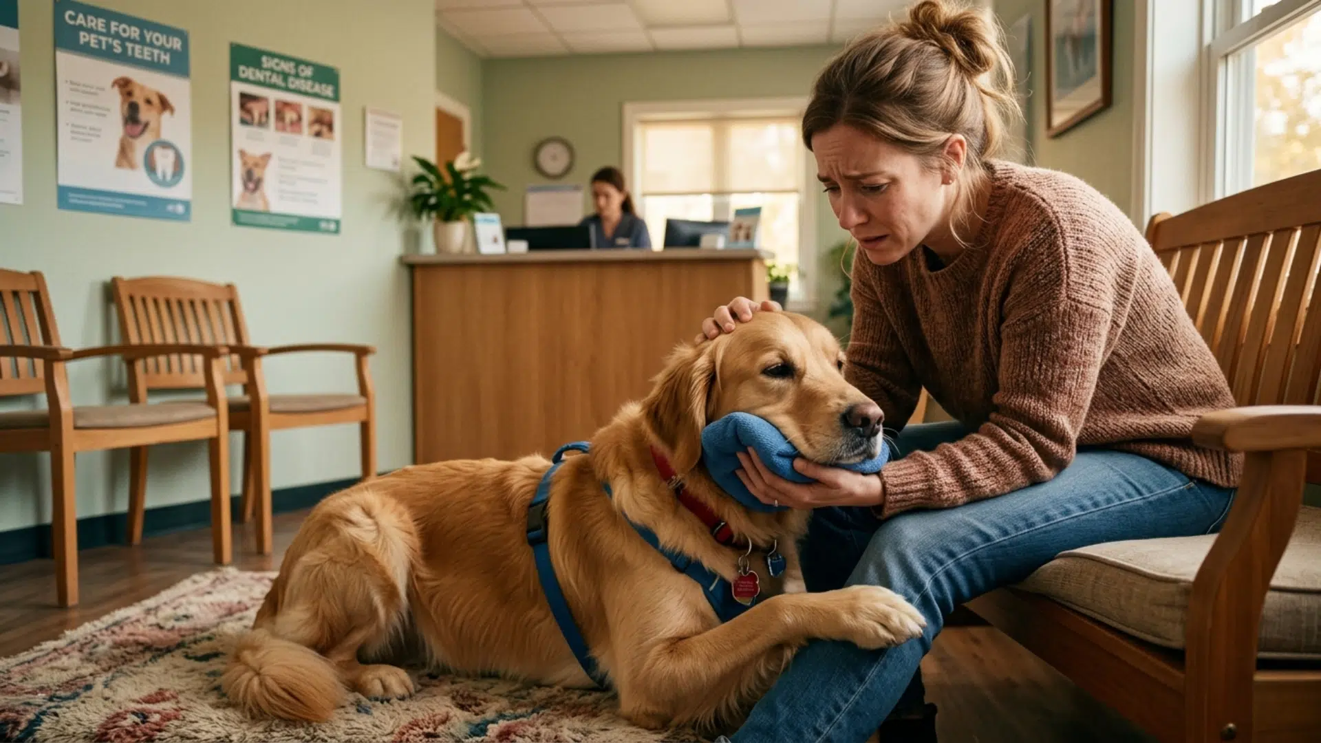 Dog with Jaw pain