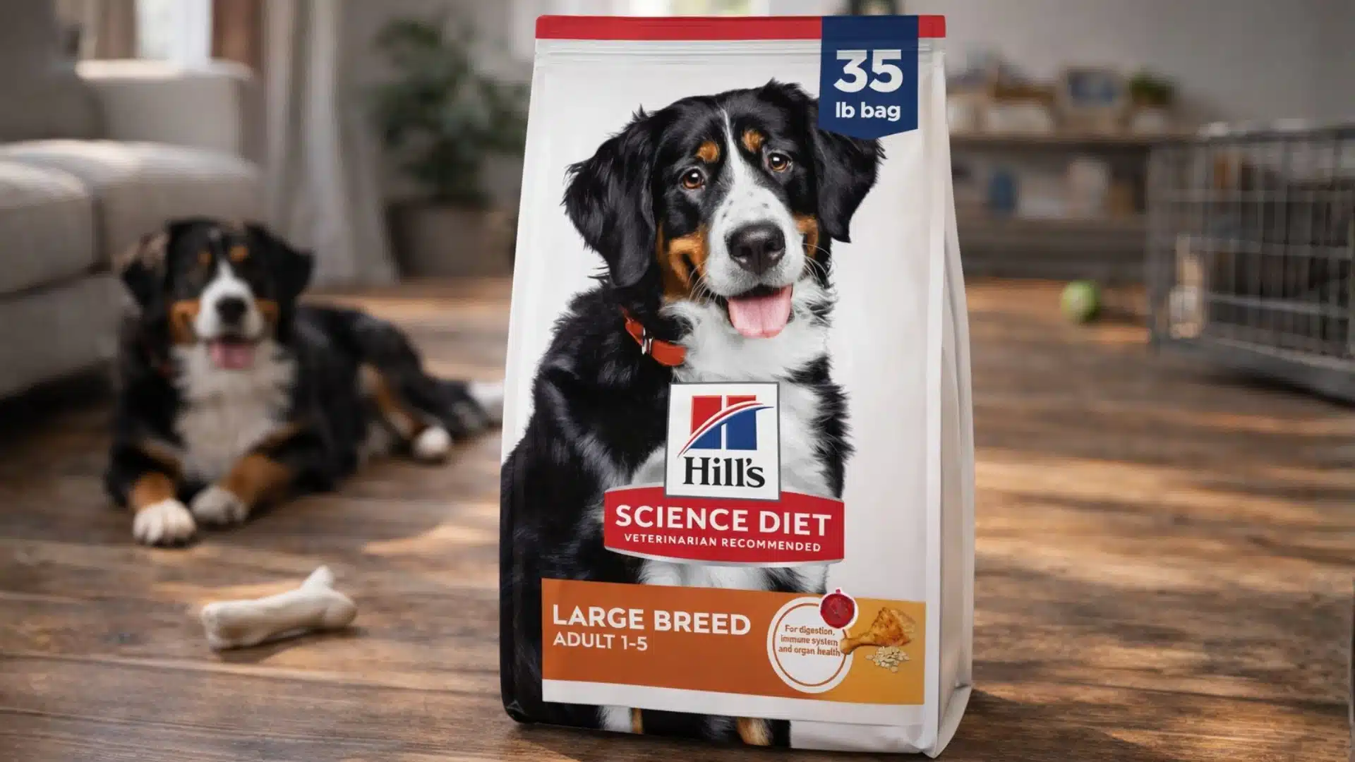 Hill's Science Diet Large Breed Adult 1 to 5 dry dog food 35 lb bag indoors
