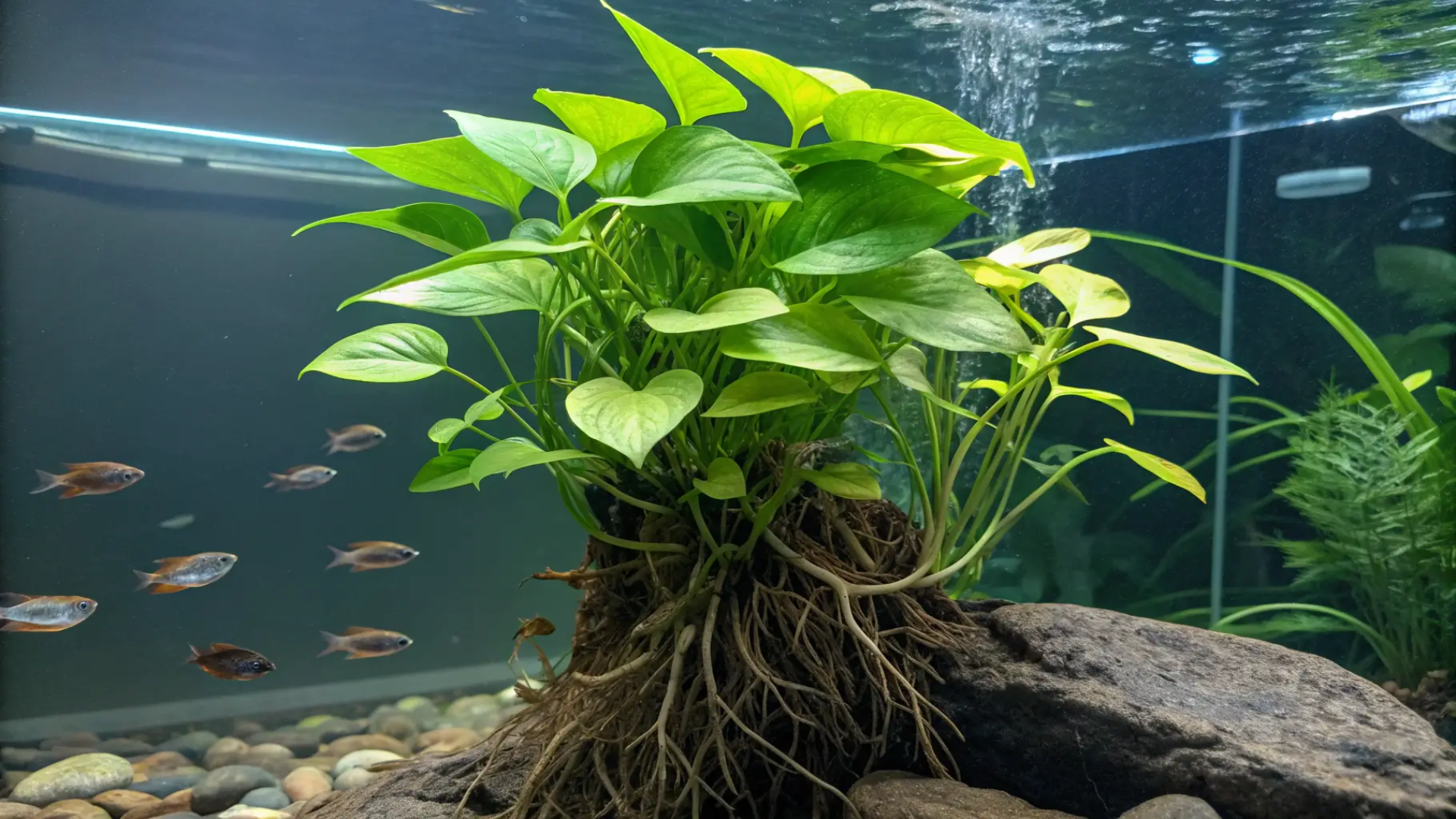 Pothos (Epipremnum Aureum) – Partially Submerged Option