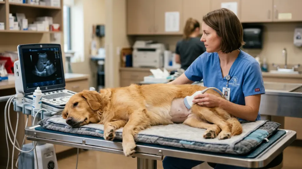 Dog Ultrasound Process