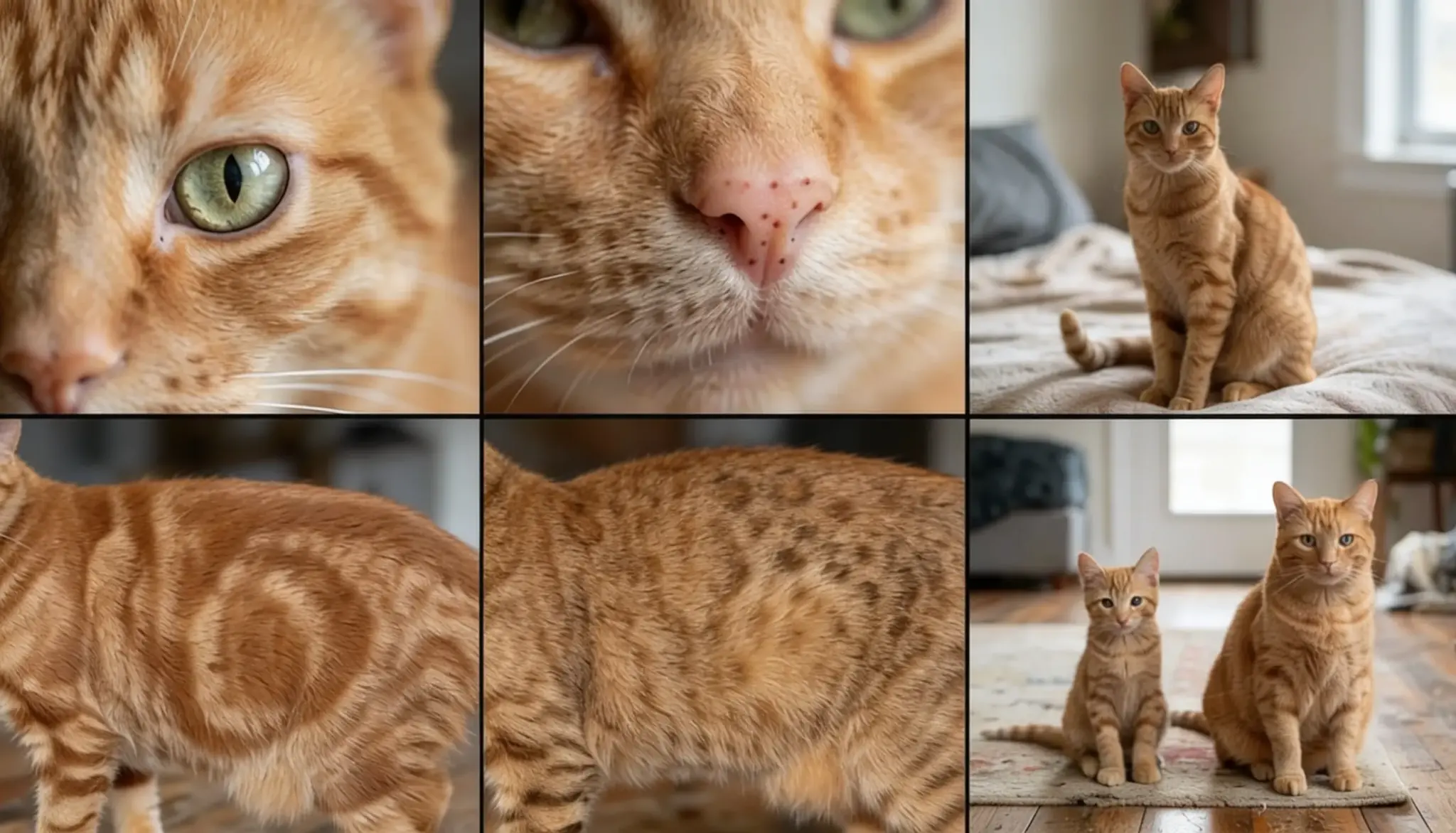 physical features of a tabby cat