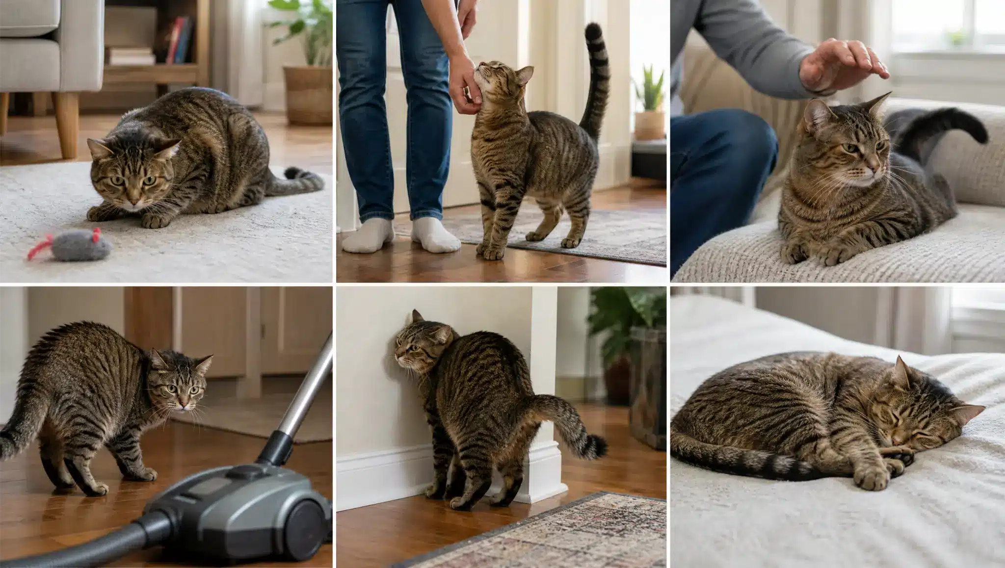 cat tail movements during play greeting petting stress marking and sleep