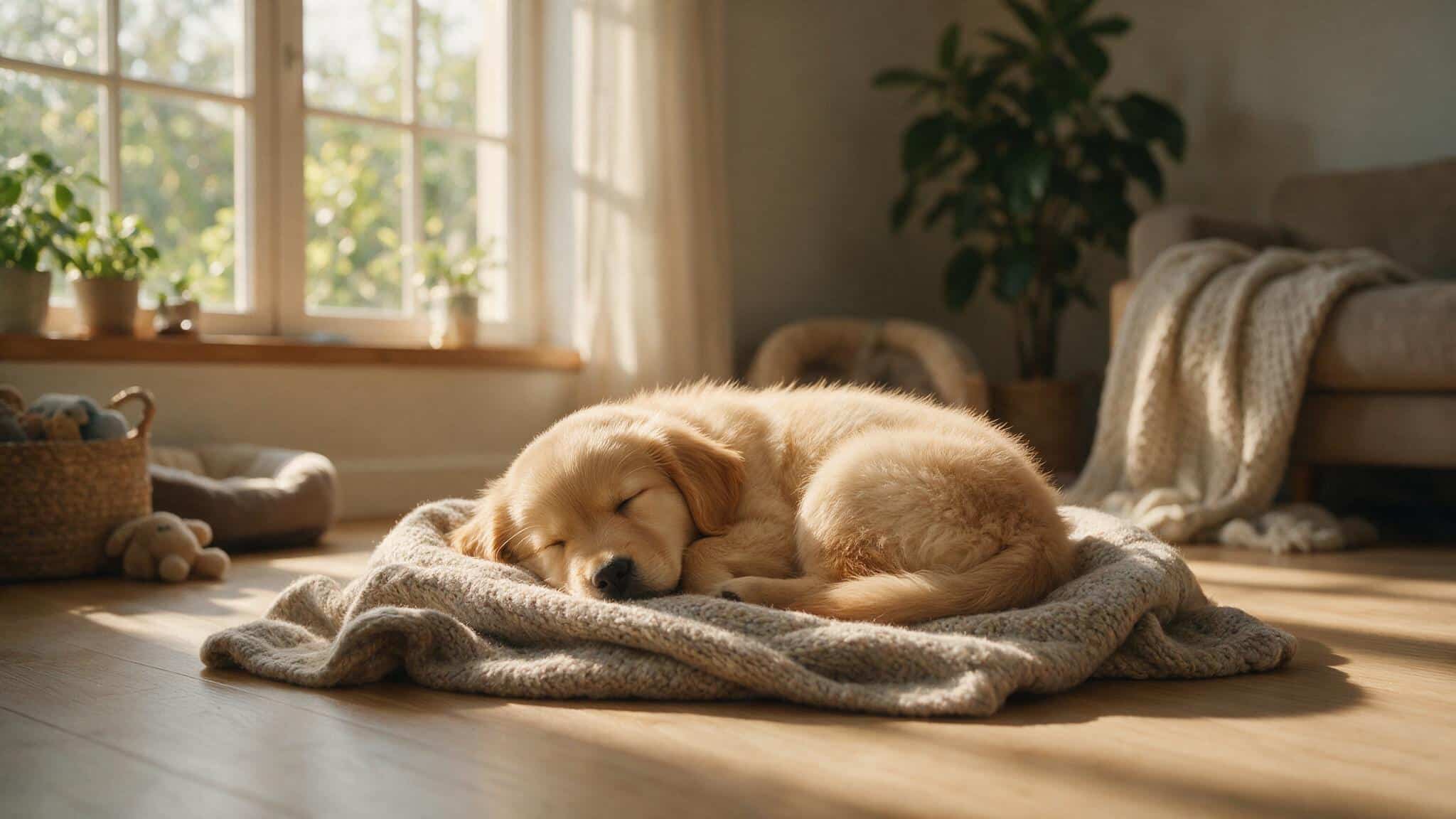 sleeping puppy